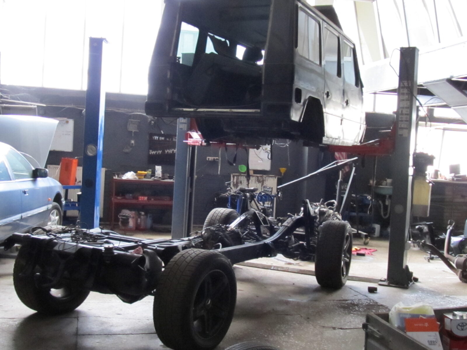 Восстановление геометрии MERCEDES-BENZ G 55