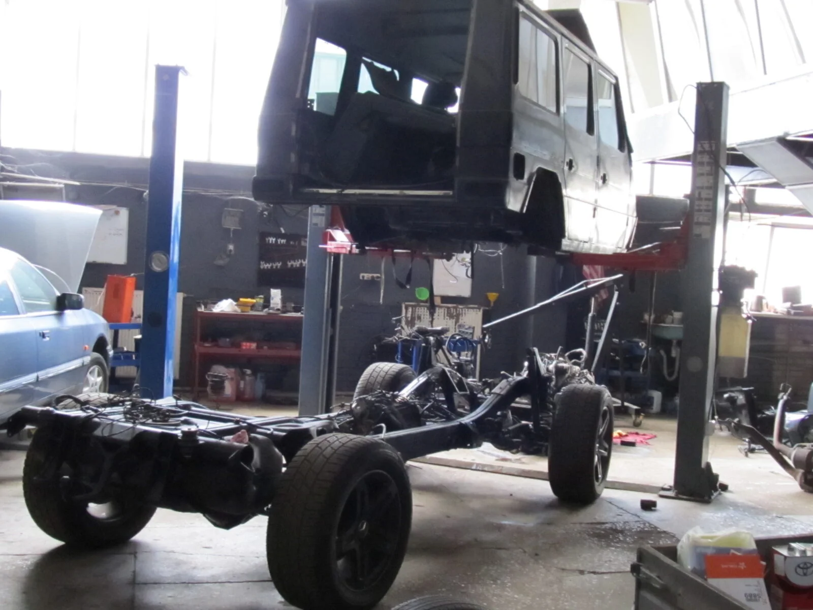 Восстановление геометрии MERCEDES-BENZ G 55